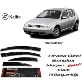 Resim SUNPLEX Volkswagen Golf 4 Cam Rüzgarlığı Mugen Tip 