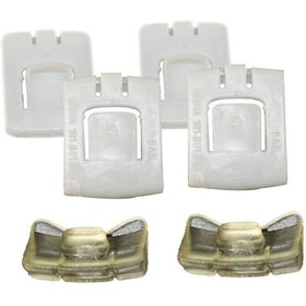 Resim Vw Golf 1 2 3 Polo Classic Caddy Için Koltuk Kızak Klipsi Set 