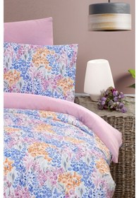 Resim Mystory Home Lastikli Çarşaflı Tek Kişilik Nevresim Takımı Colore 