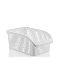 Resim Omnipazar Sy-2171 Plastik Büyük Dolap İçi Sebze Meyve Düzenleyici Beyaz 4 Lü Set Beyaz 