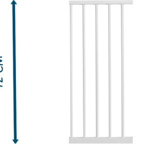 Resim BabyDan Asta Güvenlik Kapısı Uzatma Paneli 32 cm Beyaz - Beyaz 