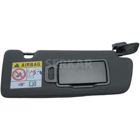 Resim Renault Clio 5 - V Sağ Güneşlik Aynalı Siyah - 964006541r 