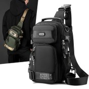 Resim Unisex Moda Anti-Hırsızlık Çapraz Vücut Çantası - Hafif Oxford Malzemesi, Güvenli Fermuar Kapatma, Ayarlanabilir Askı, Seyahat ve Günlük Kullanım için Mükemmel, Çapraz Vücut Çantası 