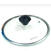 Resim Şenhomee Cam Kapak Tencere Kapağı 28 Cm Diamond Serisi Elmas Tepeli 