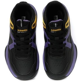 Resim Astero J 3pr Siyah Erkek Çocuk Basketbol Ayakkabısı Mor - Siyah 
