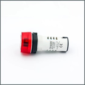 Resim Onesto LED Flaşörlü Buzzer 110VAC (Kırmızı) 