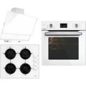 Resim Kumtel White Gold Eko Ankastre Set (A6SF2-DDT + KO-40 TAHDF + KO-735) 