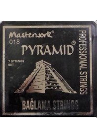 Resim Piramit Saz Teli 0.18 Kısa Sap Bağlama Pyramid 