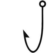 Resim Genel Markalar Fishing Hook Oto Motor Laptop Duvar Folyo Sticker 15 x 34 cm 
