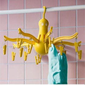 Resim Pressa Çamaşır Kurutma Askılığı, Sarı, 16 Mandallı Sarı 