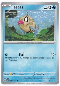 Resim Feebas 049/167 - Twilight Masquerade - Pokemon Kartı Mint 