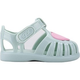 Resim Mınt Yesılı Sandalet Kız Çocuk İgor S10310 Tobby Gloss Love Igor 026-menta Null Mint 