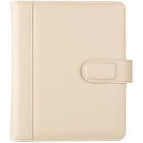 Resim Organizer Ajanda Tarihsiz Çizgili 4 Halkalı 19.5x23 CM - Bej 