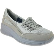 Resim Forelli 30114-G Buz Gri Kadın Comfort Spor Ayakkabı Buz - Gri 