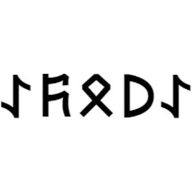 Resim Göktürkçe Aybüke İsmi Yazı Sticker Yükseklik 5 Cm 