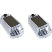 Resim Dream011 2 Adet Beyaz Araç Led Güneş Enerjili Işık Dekoratif Emniyet Aydınlatma 