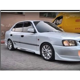Resim Hyundai Milenyum Kasa Accent Marşpiyel - Boyasız - Fiberglass 