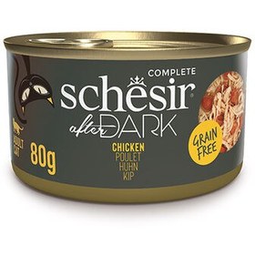 Resim Schesir After Dark Wholefood Tavuklu Kedi Konservesi 80 Gr 
