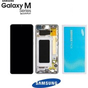 Resim Samsung Galaxy M21 M215 Lcd Ekran Dokunmatik Siyah Servis Çıtalı 