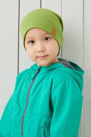 Resim Babygiz Erkek Bebek Çocuk Yeşil Şapka Bere El Yapımı Rahat Cilt Dostu Pamuklu Kaşkorse 