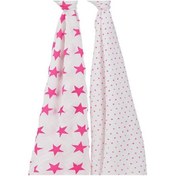 Resim Aden Anais Ikili Müslin Set - Floro Pink Çok Renkli 