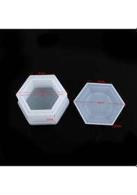 Resim Altıgen Şekerlik Epoksi ve Beton Silikon Kalıbı 165 