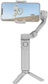 Resim Genel Alı Telefon için Katlanabilir Gimbal Sabitleyici 3 Eksenli Telefon Gimbal Sarsıntı Önleyici Telefon Vlog Sabitleyici Max.260g Yük Yatay Dikey Modlar Yüz İzleme Mini Tripod ile Zoom Timelapse 