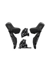 Resim Shimano 105 Di2 St-r7170+br-r7170 Hidrolik Disk Fren Vites Takımı 