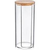 Resim Up Ahşap Kapak Disk Pamukluk Organizeri 