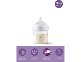 Resim Uravas Store Mey Ithalat® Doğal Tepkili Natural Response Pp Biberon 125 ml 0+ Ay 