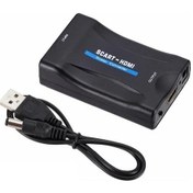 Resim Scart To Hdmı Av Çevirici 4361A Dönüştürücü Adaptor Skart Tv Tüplü 