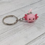 Resim 1 adet/2 adet Sevimli Kawaii Akulot Anahtarlık 