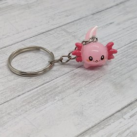 Resim 1 adet/2 adet Sevimli Kawaii Akulot Anahtarlık 