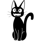 Resim Sinirli Kedi (Oto-Motor-Laptop-Duvar-Dekor) 20 x 30 cm 