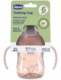 Resim Chicco Yarı Yumuşak Uçlu Bardak 6 Ay+ - Pembe - Pembe / Standart 