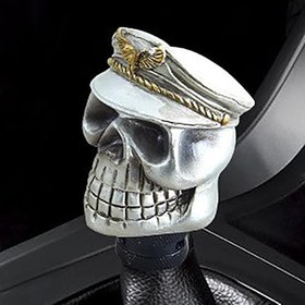 Resim Vites Topuzu Kafatası, Vites Topuzu Kafatası - Manuel Vites Değiştirme Düğmesi,Vites Değiştirme Düğmesi, Çoğu Manuel Şanzımanlı Araba için Benzersiz Vites Kolu, Otomatik Şanzımanlı Arabalar 