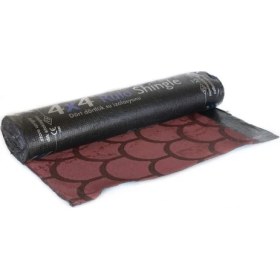 Resim Çukurova Yalıtım 4x4 Rulo Shingle Yuvarlak Kırmızı 