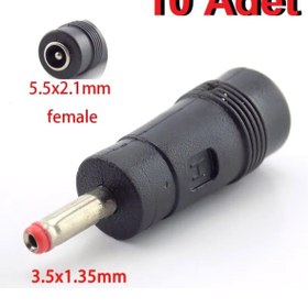 Resim ATAELEKTRONİK 10 Adet - 5.5mm 2.5mm Giriş 3.5mm 1.35mm Çevirici Dönüştürücü Dc Kablo Jakı Aparatı Jak Soket Ucu 