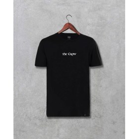 Resim Darkia The Crow Filmi Minimal Yazılı Baskılı Unisex Tişört 