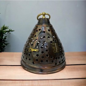 Resim Yıldız Kesimli Oksitli Bakır Fener Bakır - Siyah 