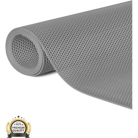 Resim TBM Plastik Kaydırmaz Gri Bal Petek Paspas EN:120cm 120 x 90 cm 