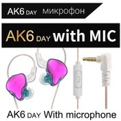 Resim Lasonstiges Qkz-day-mor Qkz Ak8 / Day Kablolu Kulaklık Kulak İçi Hifi Ağır Bas Mıc 3.5mm Aux Spor Oyun Müziği Kulaklık 
