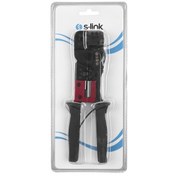 Resim S-LINK SL-376E, RJ45/RJ11 ikili Pense, Yüksek Kalite, Kablo Ucu Konnektör Sıkma Pensesi 