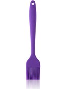 Resim Kangvka Yemek Dereceli Silikon Yağ Fırçası - Isı Dayanıklı, Ergonomik Kollu, Etrafıyla Yağ/sos Dağıtımı - Mutfak/barbekü Gereci Mor Çok Renkli 
