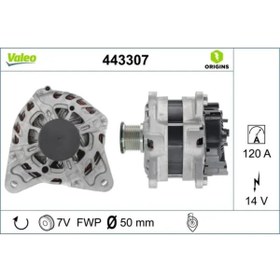 Resim Valeo ALTERNATOR 14V 120 A H5H 1.3 TCE LODGY DUSTER KADJAR MEAGNE 4 CAPTUR 
