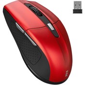 Resim Everest / Everest SM-861 Usb Kırmızı 800/1200/1600dpi Süper Sessiz Kablosuz Mouse 