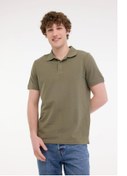 Resim Kinetix MB PAM 12SN328 5FX Haki Erkek Kısa Kol T-Shirt 