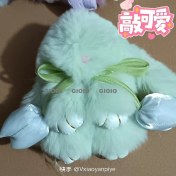 Resim Silver1 Gıoıo Yeni Yay Süsleri Tavşan Peluş Bebek Çekicilik Araba Anahtarlık Kolye (Yurt Dışından) 