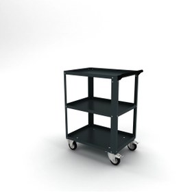 Resim Dolapsan Metal Parça Taşıma Arabası 