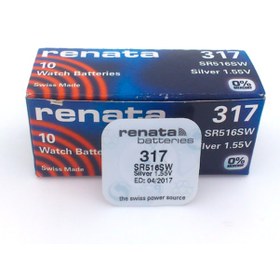 Resim Renata 317 SR516SW 1.55V Saat Pili 10'lu 